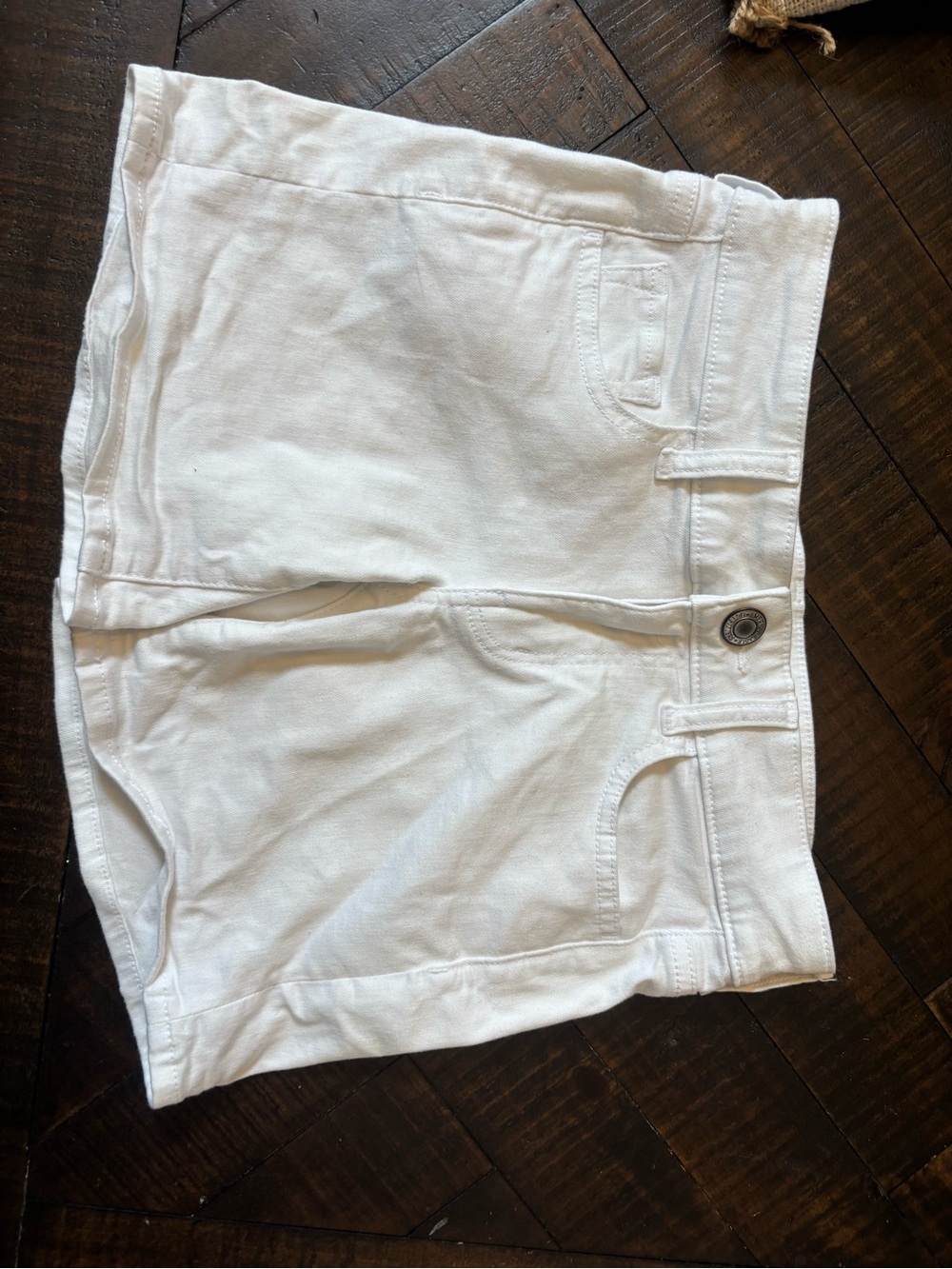 American Eagle Outfitters White Denim Shorts